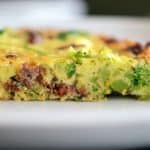 This easy paleo frittata is the perfect way to use up leftovers! If you're looking for a simple weeknight dinner, you can cook up a frittata!