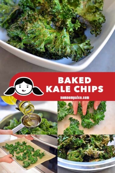 Baked kale chips are a simple, tasty, and healthy snack that you can easily make at home! Once you start munching on them, you won't want to stop!