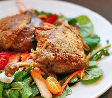 Thai-Inspired Crispy Duck & Arugula Salad by Michelle Tam / Nom Nom Paleo