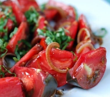 Tomato and Basil Salad by Michelle Tam / Nom Nom Paleo