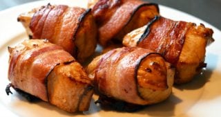 Hardcore Albacore (Broiled Bacon-Wrapped Tuna Medallions) by Michelle Tam / Nom Nom Paleo