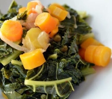 Pressure Cooker Braised Kale and Carrots by Michelle Tam / Nom Nom Paleo