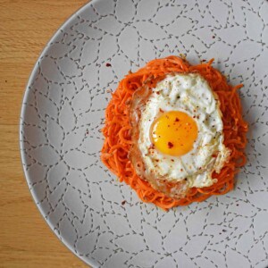 Sweet Potato Hash and Fried Eggs by Michelle Tam https://nomnompaleo.com