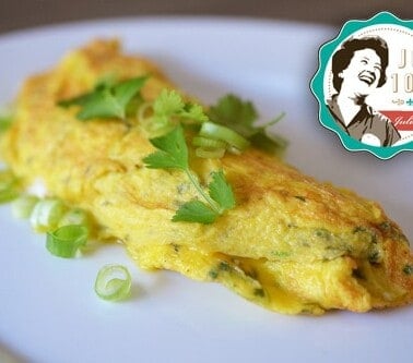 Julia Child's Rolled Omelet - Thai Style by Michelle Tam / Nom Nom Paleo
