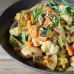 My Whole30-friendly paleo Thai Curry Chicken recipe is quicker, healthier, and tastier than ordering takeout from your neighborhood Thai restaurant.