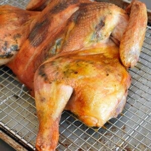 Spatchcocked Chicken with Herb Butter by Michelle Tam / Nom Nom Paleo https://nomnompaleo.com