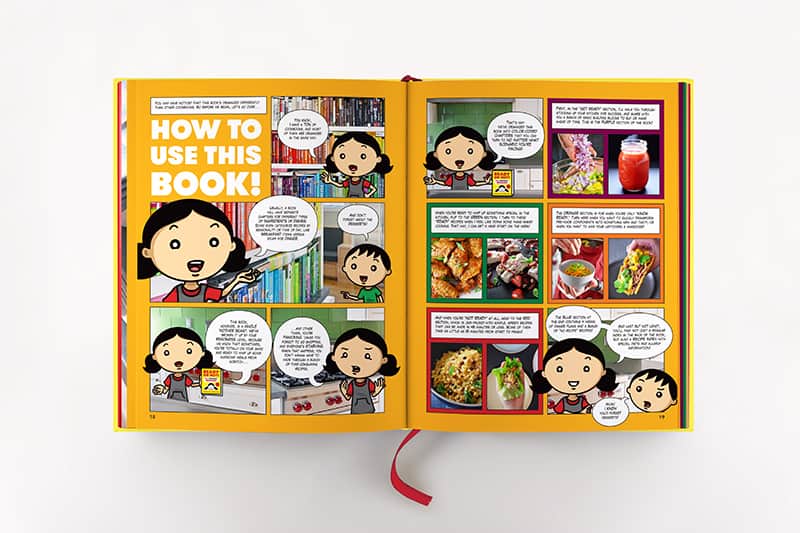 A photo of a cartoon of how to use Ready or Not! 150+ Make-Ahead, Make-Over, and Make-Now Recipes by Nom Nom Paleo