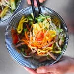 Paleo Hiyashi Chūka (Cold “Ramen” Salad) by Michelle Tam https://nomnompaleo.com