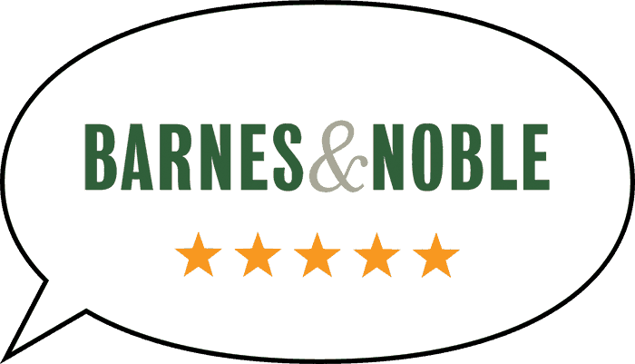 Word bubble containing the logo for Barnes & Noble