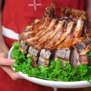 Magic Crown Roast of Pork by Michelle Tam https://nomnompaleo.com