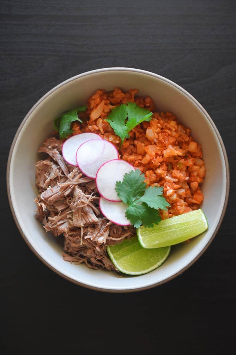 Mexican Cauliflower Rice (Whole30, Low Carb) - Nom Nom Paleo®