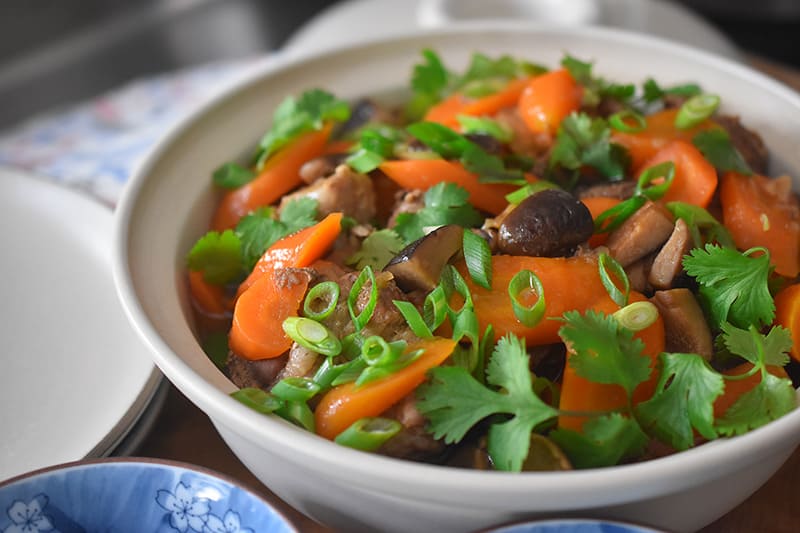 A closeup shot of Instant Pot Vietnamese Pork Stew