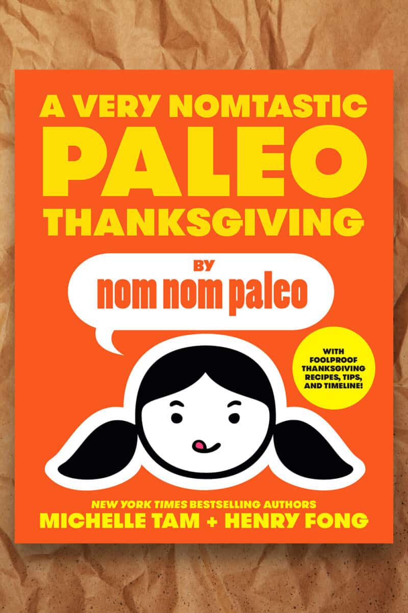 The cover of the ebook from Nom Nom Paleo titled A Very Nomtastic Paleo Thanksgiving