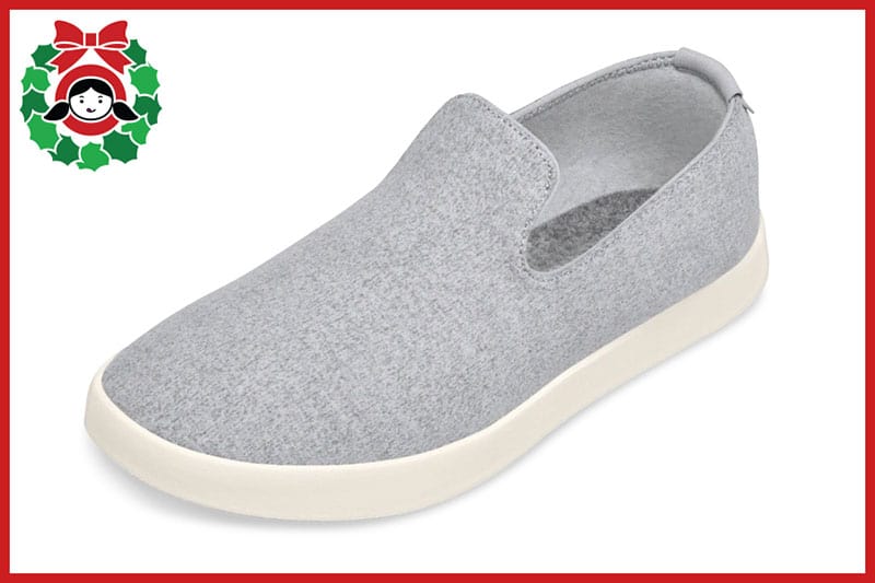 One gray Allbirds lounger, an item on the 2020 Holiday Gift Guide from Nom Nom Paleo