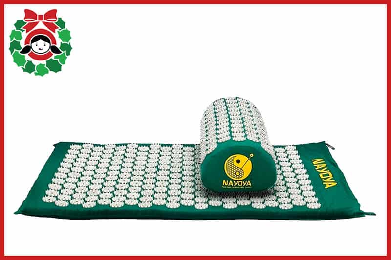 A Nayoya acupressure mat and neck pillow, an item on the 2020 Holiday Gift Guide from Nom Nom Paleo