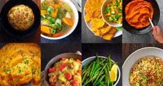 A collage of 16 Nom Nom paleo Whole30 Side dishes in a grid
