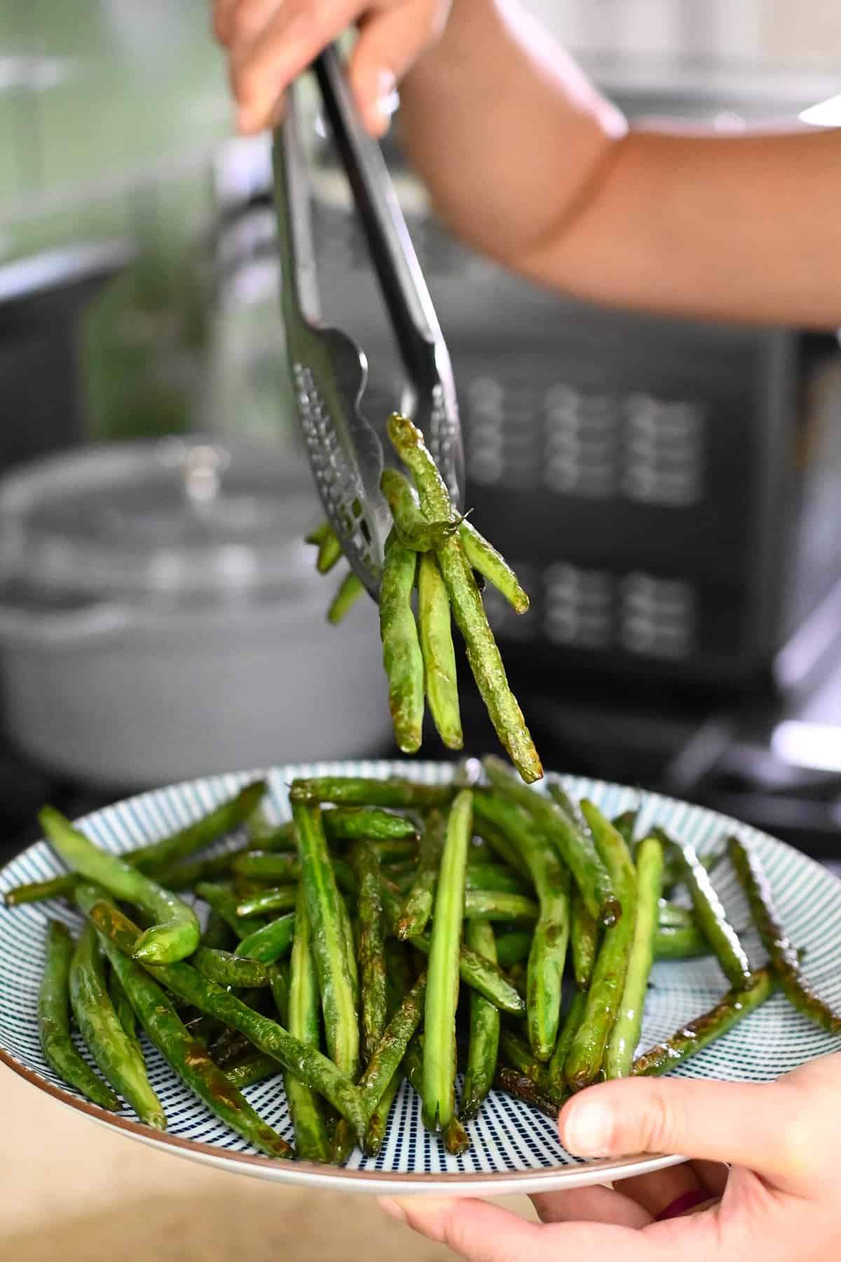 Din Tai Fung Green Beans (air fryer, extra garlic!)